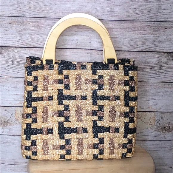 Charter‎ Club Straw Purse - Picture 2 of 6